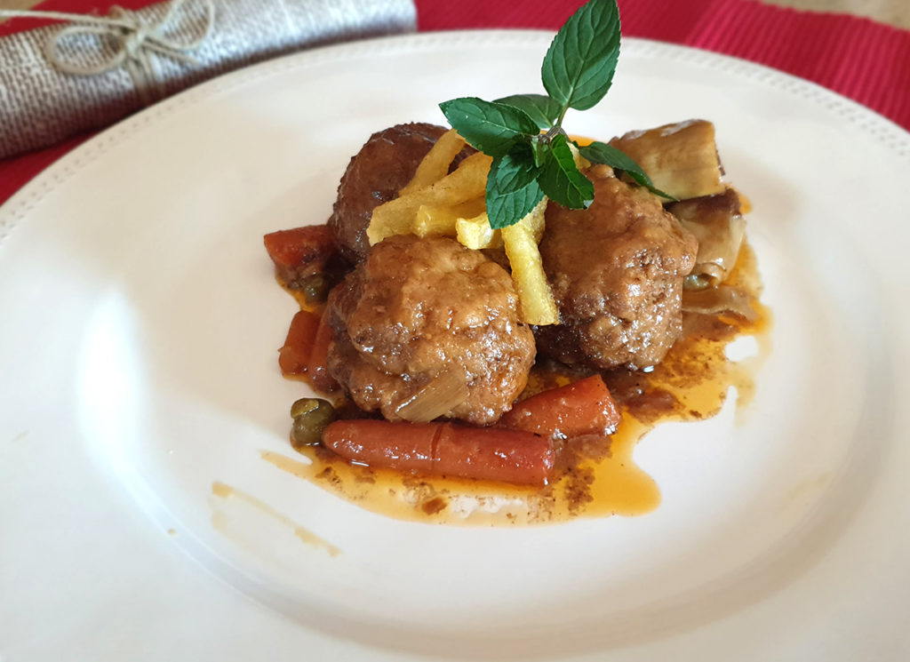 Filetes de ternera en salsa, en olla exprés - La Abuela Marga