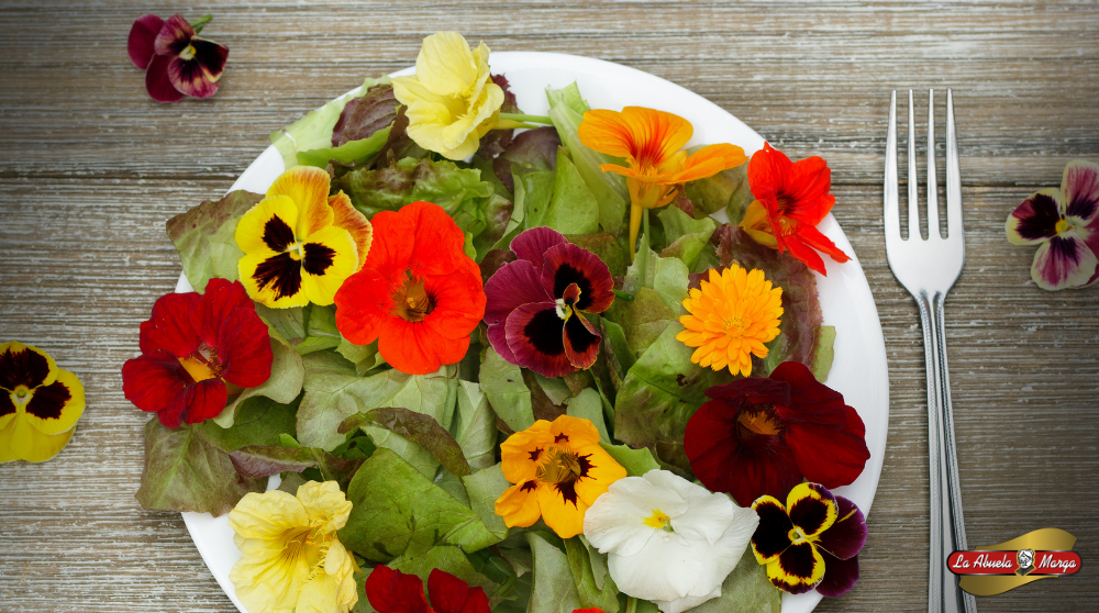 Artículo flores comestibles